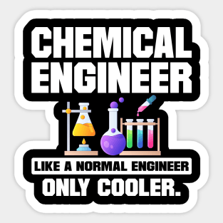 Chemical Engineer Definition Funny Engineering Sticker